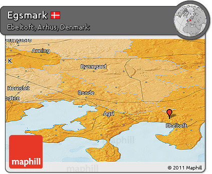 Political Panoramic Map of Egsmark