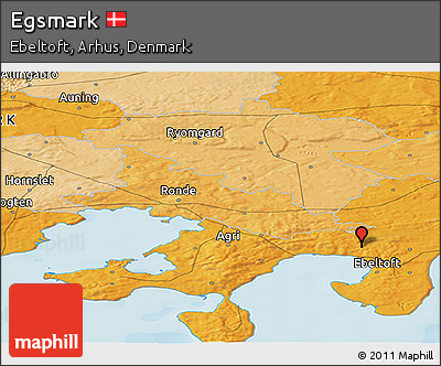 Political Panoramic Map of Egsmark