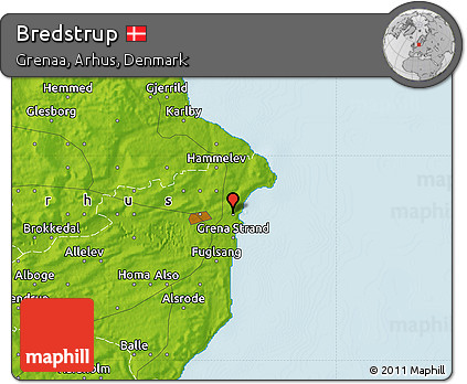 Physical Map of Bredstrup