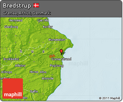 Physical Map of Bredstrup