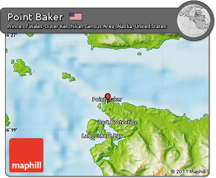 Physical Map of Point Baker