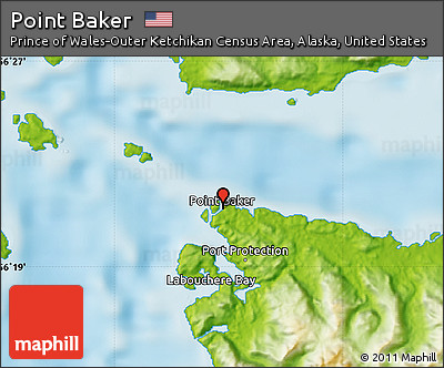Physical Map of Point Baker