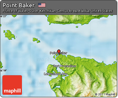 Physical Map of Point Baker