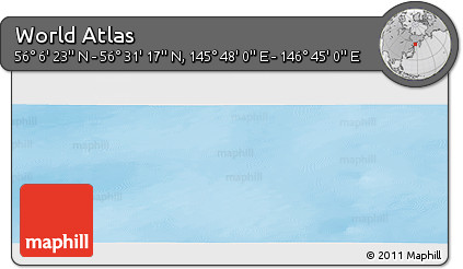 Physical Panoramic Map of the Area around 56° 18' 50" N, 146° 16' 30" E