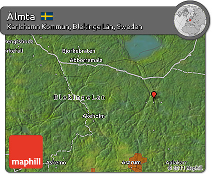 Satellite 3D Map of Älmta