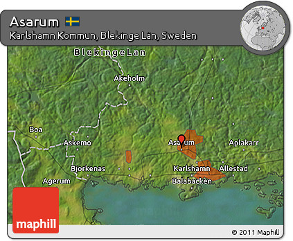 Satellite 3D Map of Asarum