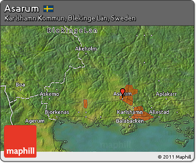 Satellite 3D Map of Asarum