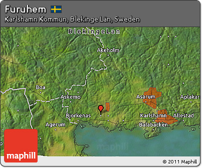 Satellite 3D Map of Furuhem