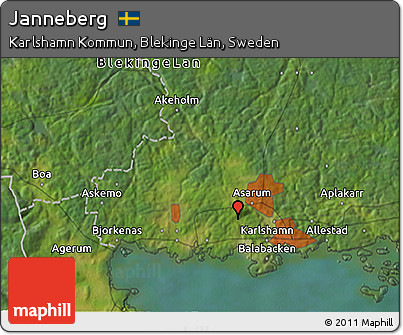 Satellite 3D Map of Janneberg