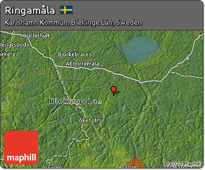 Satellite 3D Map of Ringamåla