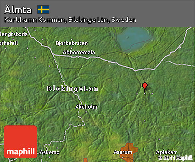 Satellite 3D Map of Älmta