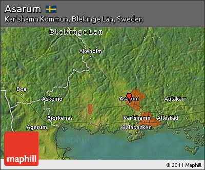Satellite 3D Map of Asarum