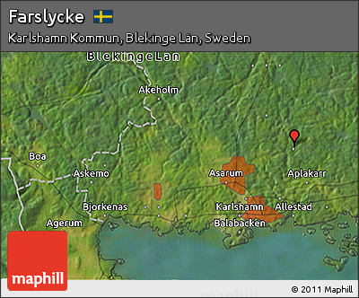 Satellite 3D Map of Farslycke