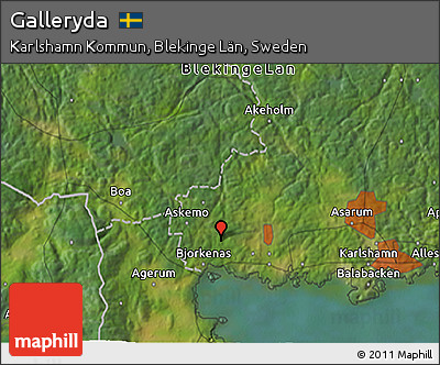 Satellite 3D Map of Galleryda