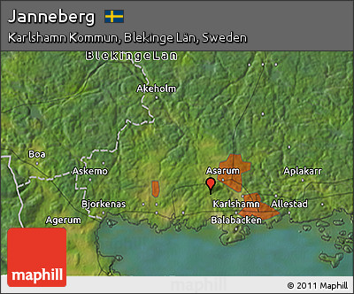 Satellite 3D Map of Janneberg