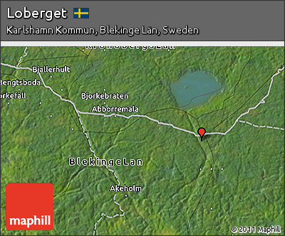 Satellite 3D Map of Loberget