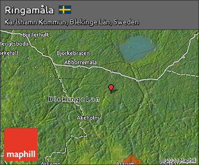 Satellite 3D Map of Ringamåla
