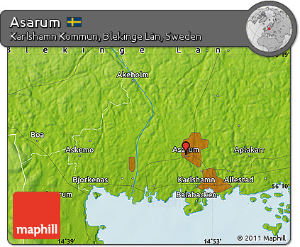 Physical Map of Asarum