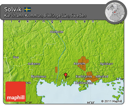 Physical Map of Solvik