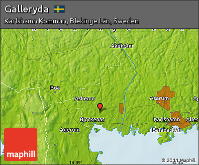 Physical Map of Galleryda