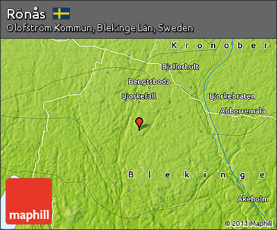 Physical Map of Rönås