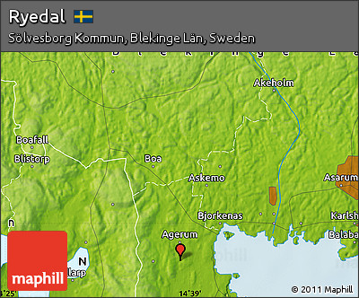 Physical Map of Ryedal