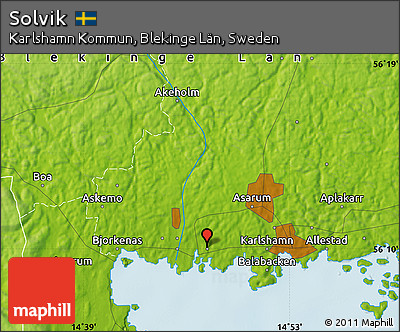 Physical Map of Solvik