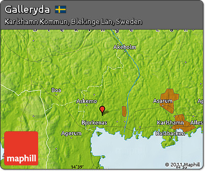 Physical Map of Galleryda
