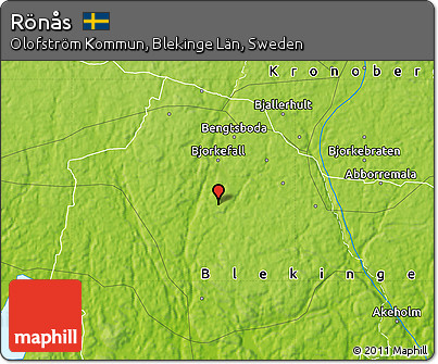 Physical Map of Rönås