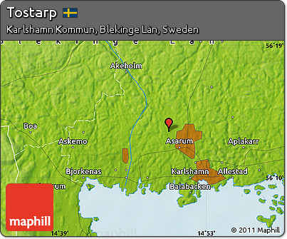 Physical Map of Tostarp