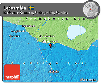 Political Map of Letesmåla