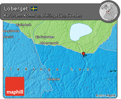 Political Map of Loberget