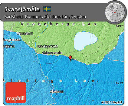 Political Map of Svansjömåla