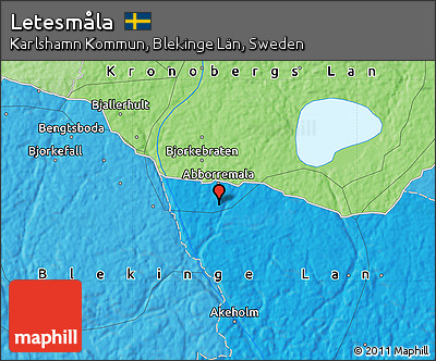 Political Map of Letesmåla