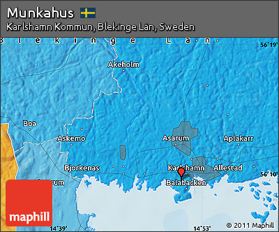 Political Map of Munkahus