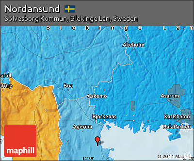 Political Map of Nordansund