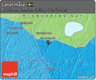 Political Map of Letesmåla