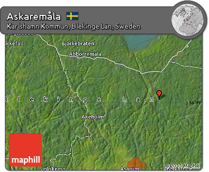 Satellite Map of Askaremåla
