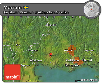 Satellite Map of Mörrum