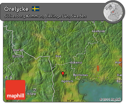 Satellite Map of Örelycke