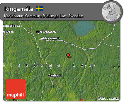 Satellite Map of Ringamåla