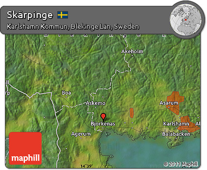 Satellite Map of Skärpinge