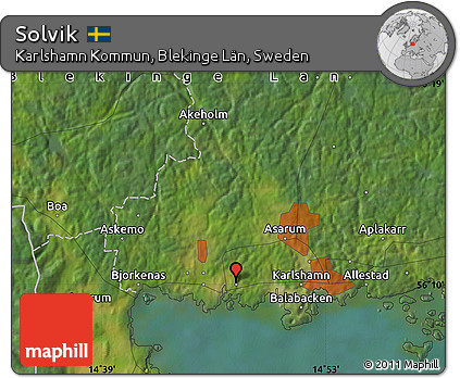 Satellite Map of Solvik
