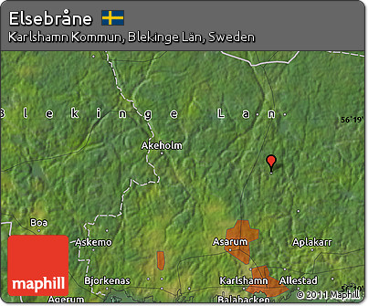 Satellite Map of Elsebråne