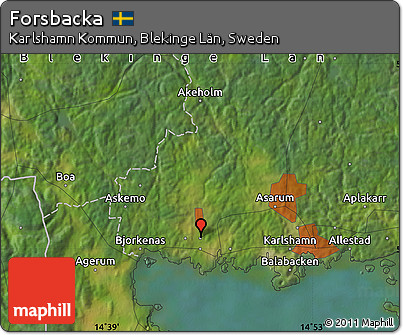 Satellite Map of Forsbacka