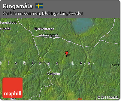 Satellite Map of Ringamåla