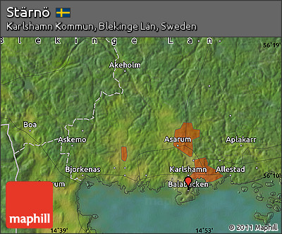 Satellite Map of Stärnö