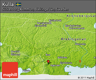 Physical Panoramic Map of Kulla