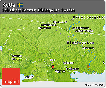 Physical Panoramic Map of Kulla