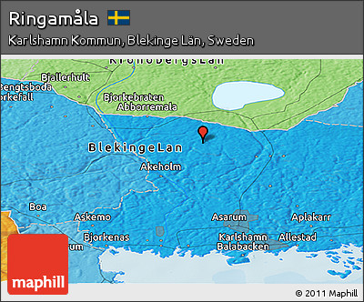Political Panoramic Map of Ringamåla